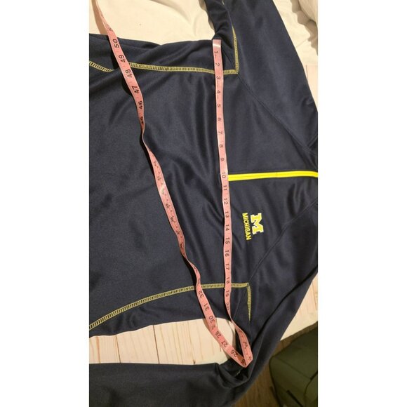 Colosseum Michigan Quarter Zip Hoodie Wolverines Womens XL Blue Maze Fan NWT - Picture 6 of 12